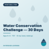 Water Conservation Challenge — 30 Days — cover image