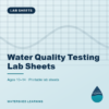 Water Quality Testing Lab Sheets — cover image